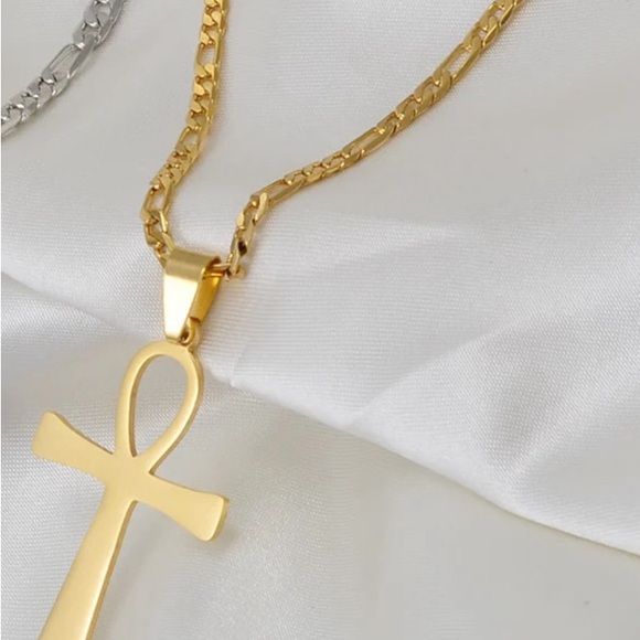 Gold ankh necklace - Picture 3 of 3